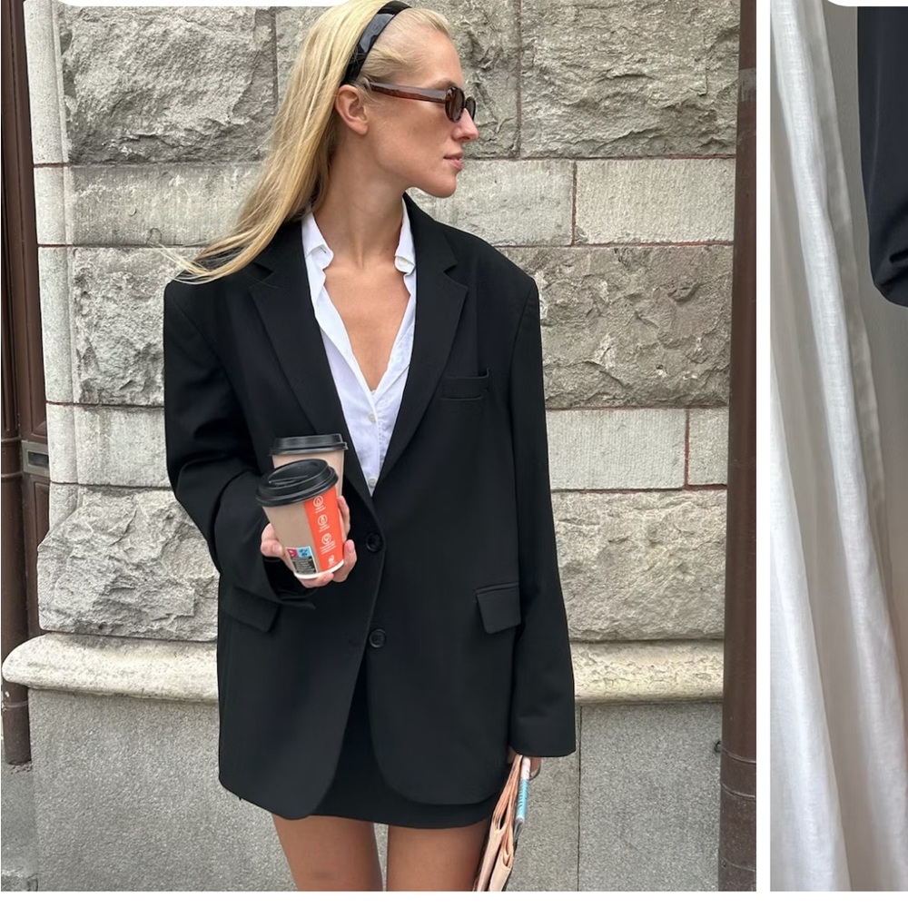 Djerf Avenue Black Women's Blazer
